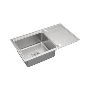 ซิงค์ฝัง 1 หลุม 1 ที่พัก TEKA TT 86 1B1D สีเงิน