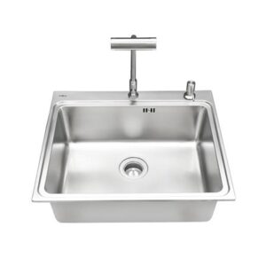 ซิงค์ฝัง 1 หลุม MEX BIX60BM-MF 61.5 ซม. สีเงิน