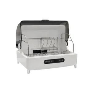 เครื่องอบจานไฟฟ้าพร้อมแสง UV HOMEMATE (HOM-272322) 32 ลิตร สีขาว-ดำ